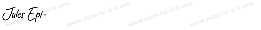 Jules Epi字体转换